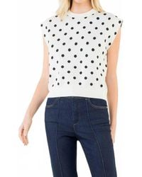 Thml - Polka Dot Sleeveless Top - Lyst