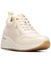 Xti - Refresh Collection Wedge Lace-Up Sneakers - Lyst