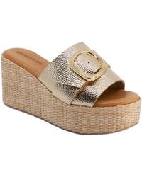 Chocolat Blu - Jana Wedge Sandal - Lyst