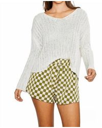 Pretty Garbage - Fiorella Checkered Shorts - Lyst