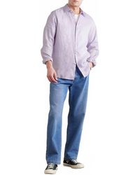 Theory - Irving Linen Button Down Shirt - Lyst