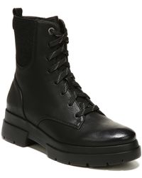 SOUL Naturalizer - Ozzy Faux Leather Ankle Combat & Lace-up Boots - Lyst