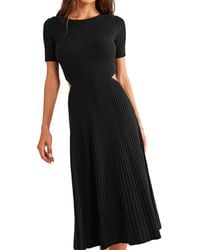 Boden - Cut Out Knitted Midi Dress - Lyst