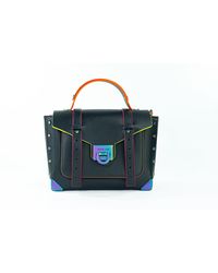 Michael Kors - Manhattan Medium Leather Top Handle Satchel Bag Purse - Lyst