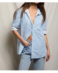 PERFECTWHITETEE - Avalon Poplin Button Down Shirt - Lyst