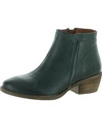 Eric Michael - Hayley Leather Almond Toe Ankle Boots - Lyst