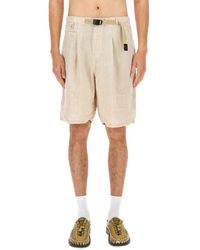 Undercover - Relaxed Fit Linen Shorts With Practical Pockets - Lyst