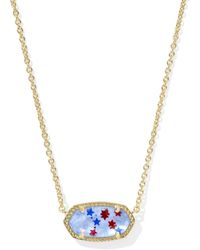 Kendra Scott - Elisa Short Pendant Necklace - Lyst