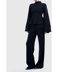 Parentesi - Adeline Knitted Peplum Top - Lyst