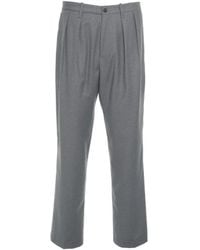 Nine:inthe:morning - Pleated Trousers With Hidden Closure And Flap Pockets - Lyst