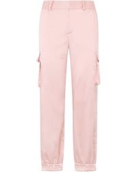 Philipp Plein - Satin Cargo Fit Drawstring Trousers - Lyst