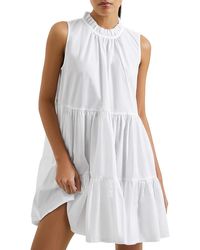 French Connection - Tiered Short Mini Dress - Lyst
