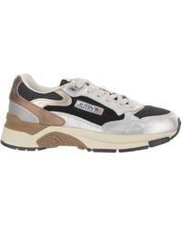 Autry - Suede Mesh Terry Lacing Sneakers - Lyst