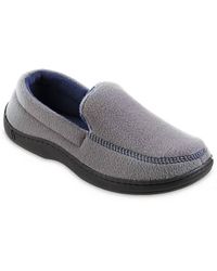 Isotoner - Roman Recycled Fleece Moccasin Slippers - Lyst