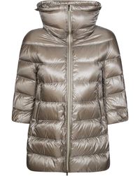 Herno - Short-Sleeved Cleofe Quilted Down Jacket - Lyst