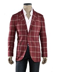 Sartorio Napoli - Windowpane Virgin-Wool Sport Jacket - Lyst
