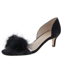 Pelle Moda - Embellished Feathers D'Orsay Heels - Lyst