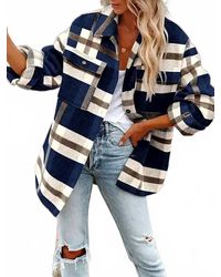 Lovesoft - Plaid Button Flannel Shirt - Lyst