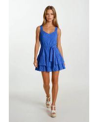 Sincerely Ours - Hailey Eyelet Romper - Lyst
