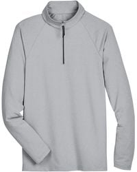 Devon & Jones - Crownlux Performance Clubhouse Micro-Stripe Quarter-Zip Pullover - Lyst