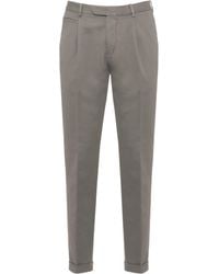 Devore - Straight-Leg Cotton Pants With Tailored Design And Functional Pockets - Lyst