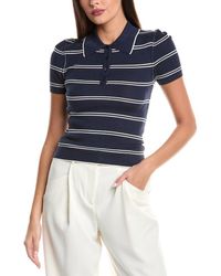 Jonathan Simkhai - Matty Silk & Cashmere-Blend Polo Sweater - Lyst