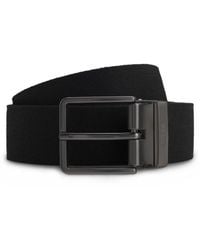 BOSS - Reversible Leather Belt With Monogram Buckle - Lyst