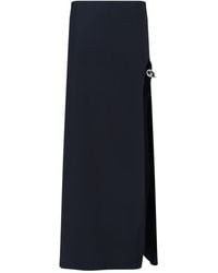 Coperni - Maxi Skirt With Garter Detail - Lyst