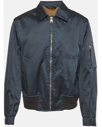 Ferragamo - Synthetic Zip-Up Jacket - Lyst