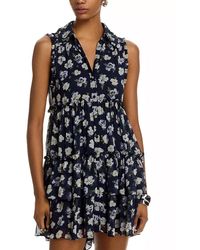 Cinq À Sept - Mini Tossed Poppies Becci Dress - Lyst