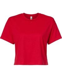 Next Level - Ideal Crop Top - Lyst