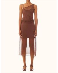 Find Me Now - Reversible Mesh Midi Dress - Lyst