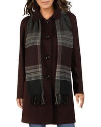 London Fog - Wool Blend Cold Weather Walker Coat - Lyst