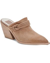 Dolce Vita - Sita Suede Pointed Toe Mules - Lyst