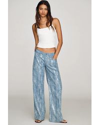 AG Jeans - Ag Adria Mid-Rise Wide-Leg Jeans - Lyst