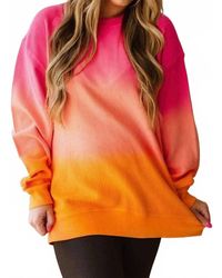 MOON RYDER - Ombre Corded Sweatshirt - Lyst