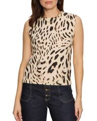Sanctuary - Fuzzy Leopard Vest - Lyst