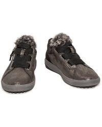 Mephisto - Ma Bella Sneaker With Faux Fur - Lyst