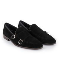 VELLAPAIS - Elmaton Double Monk Loafers - Lyst