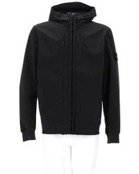 Stone Island - Two-Layer Technical Fabric Hooded Jacket - Lyst