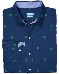 J.McLaughlin - Palm Tree Gramercy Modern Fit Shirt - Lyst