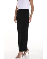 FRANK LYMAN - High Waist Pull On Pencil Maxi Skirt - Lyst