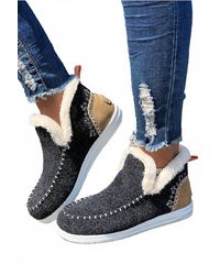 Dear Lover - Ankle Boot Patchwork Slippers - Lyst
