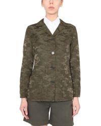 Aspesi - Camouflage Patterned Regular Fit Jacket - Lyst