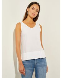 Misook - V-Neck Soft Knit Tank Top - Lyst