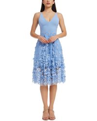 Dress the Population - Darleen Mesh G Cocktail And Party Dress - Lyst