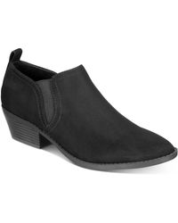 Style & Co. - Raniaa Faux Suede Ankle Block Heels - Lyst