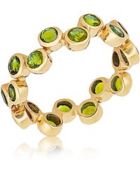 MAX + STONE - 14K Solid Gemstone Delicate Birthstone Ring - Lyst