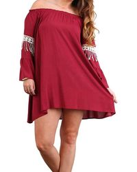 Umgee - Bell Sleeve Boho Chic Dress - Lyst