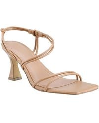 Marc Fisher - Davia Leather Square Toe Heels - Lyst